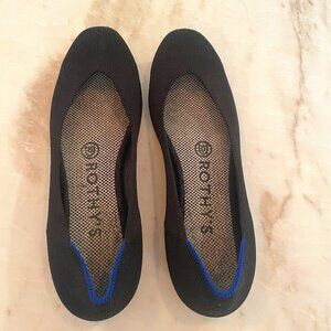 Rothy’s The Flat in Black Size 6-Great Condition